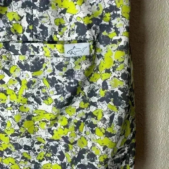 Greg Norman Attack Life Golf Shorts Men's 34 Multi-Color Print Green/gray - Picture 3 of 5